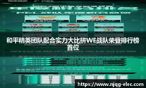 和平精英团队配合实力大比拼WE战队荣登排行榜首位